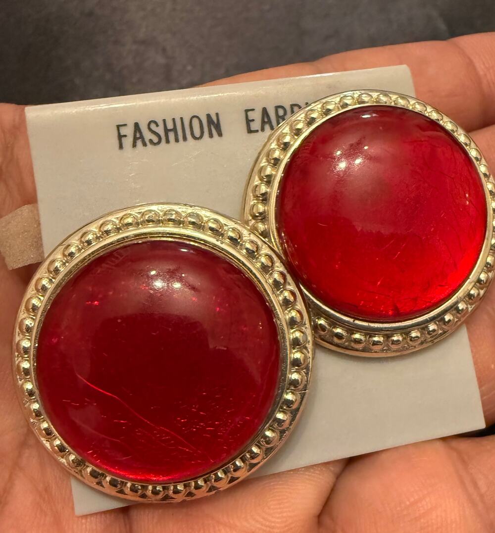 Vintage post earrings circa 1980